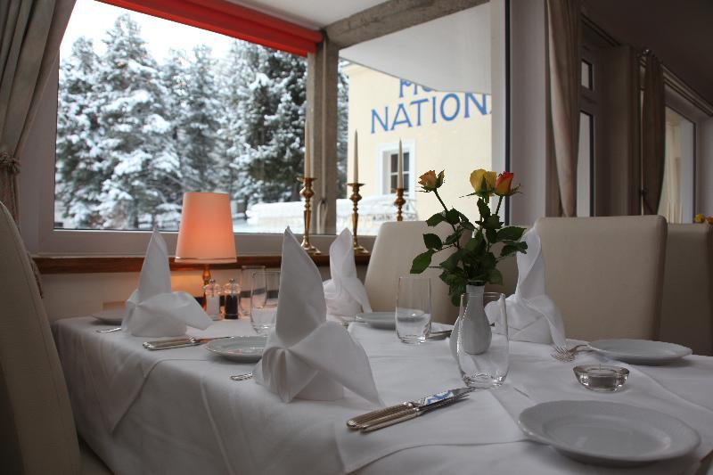 Hotel National Davos Restaurant foto